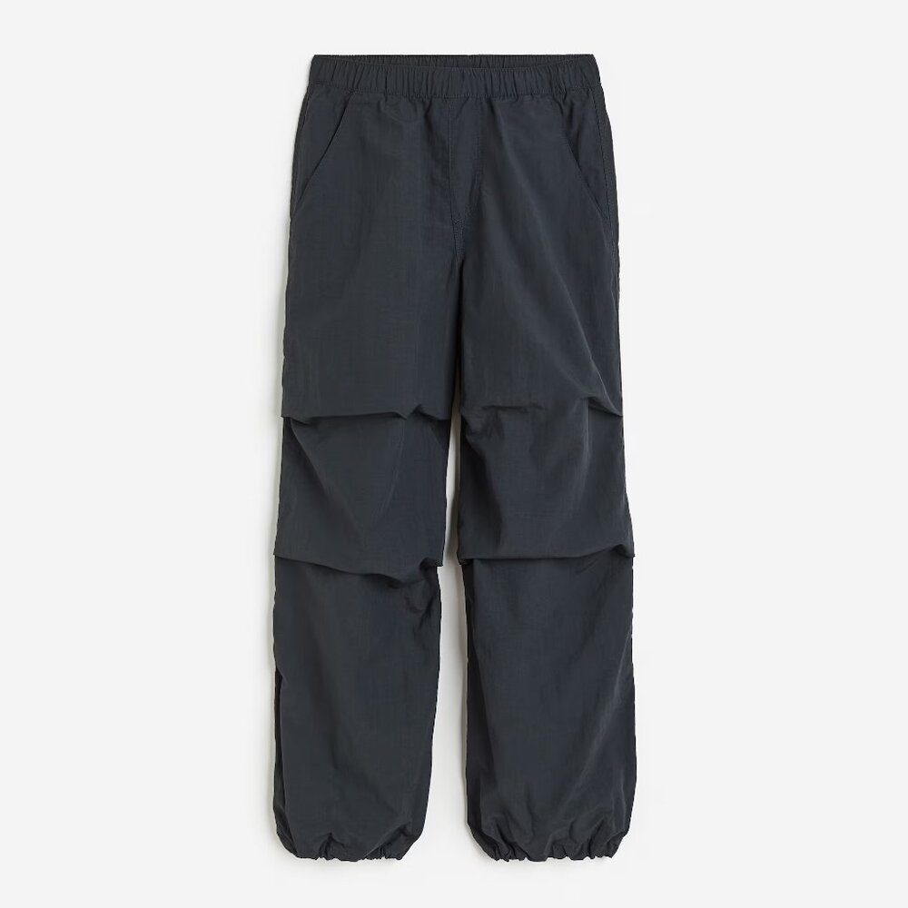 🩷SOLD!🩷 H&M Loose Fit Pants - Girls/Kids US Size 14 - Dark Gray Navy - NWT